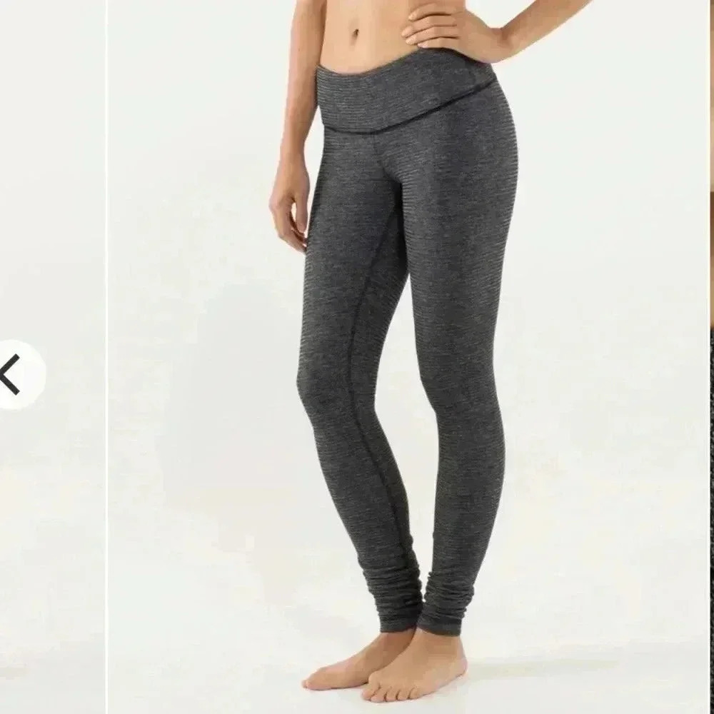 Lululemon wonder under textured pants ,